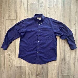 Roundtree & Yorke Gold Label Shirt Mens Large Non Iron Perfect Performance